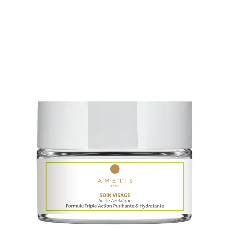 Soin Visage à l'acide Azelaïque Purifiante & Hydratante - Ametis
