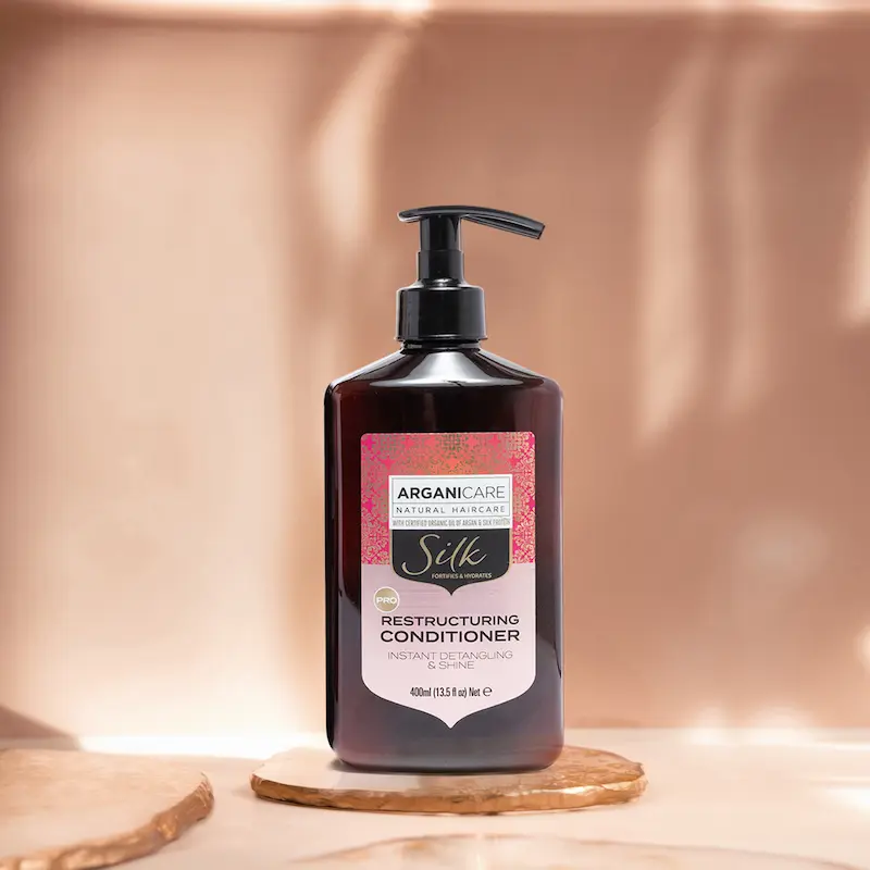 Après-shampoing Restructurant à la Protéine de Soie - Arganicare - Image 2