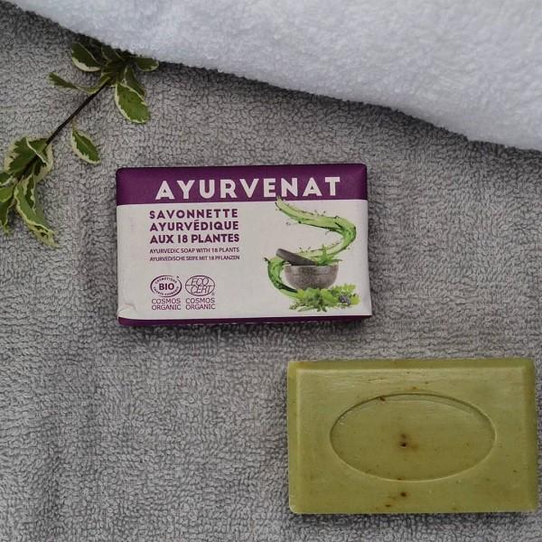 Savon Bio Ayurvédique aux 18 Plantes - Ayurvenat - Image 3