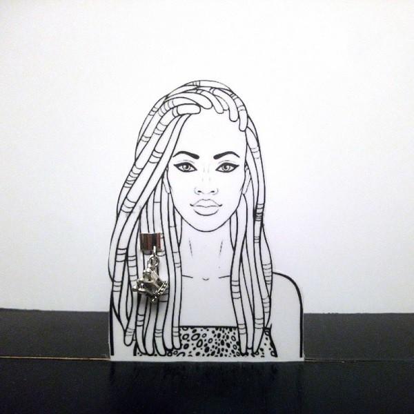 Couronne argentée pour tresse et locks - My Afro Touch