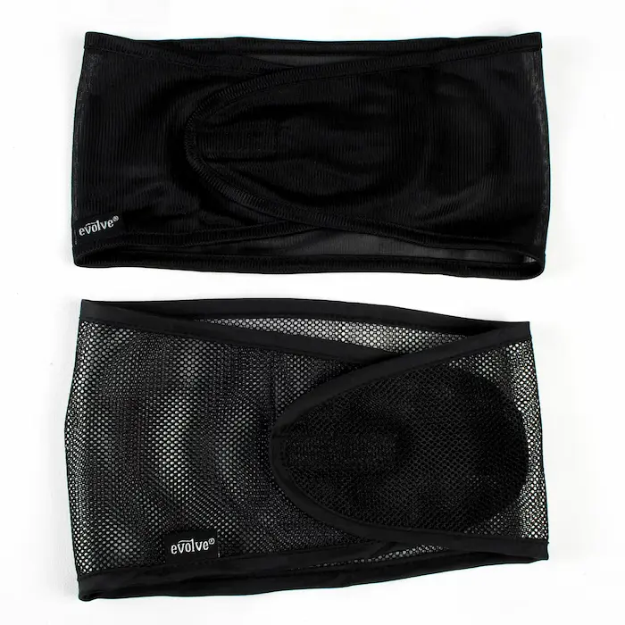 Bandeau de Maquillage Wrap Cheveux Satin et Maille - Evolve - Image 3