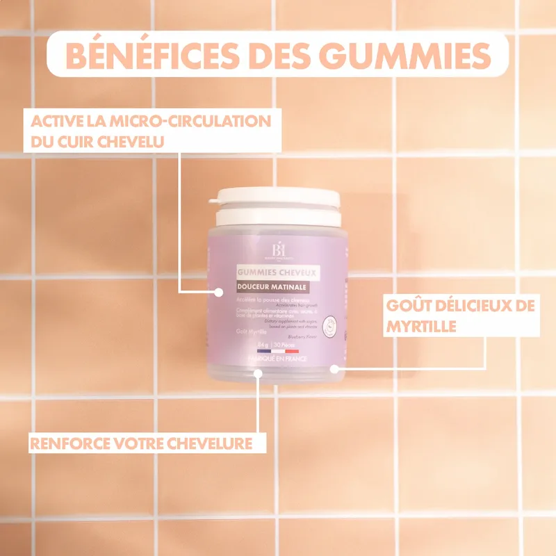 Gummies Accélérateur de pousse Douceur Matinale 1 mois - Beauté Insolente - Image 3