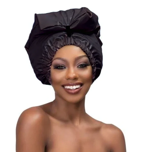 Bonnet de Douche Noir  - Janet Collection