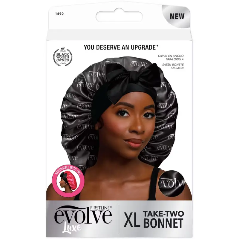 Bonnet de Nuit en Satin Réversible XL - Evolve
