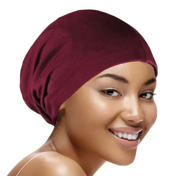 Bonnet doublé en Satin Soc Noir - Evolve - Image 6
