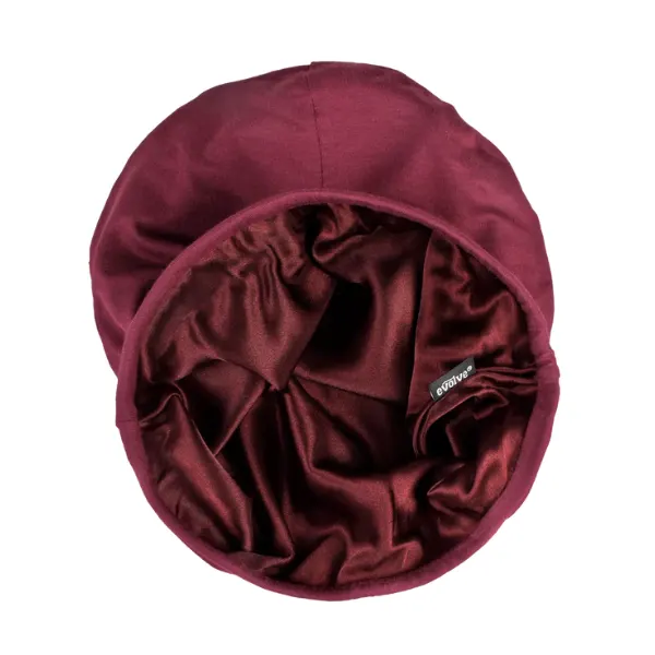 Bonnet doublé en Satin Soc Noir - Evolve - Image 7