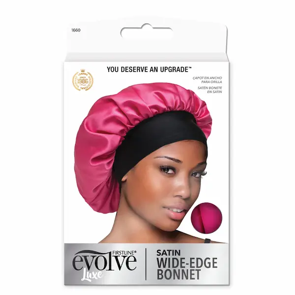 Bonnet Satin à Bord Large pour Cheveux - Evolve - Image 6