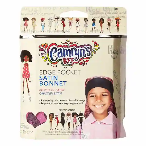 Bonnet Satin pour Tresses Enfant - Camryn's BFF - Image 3