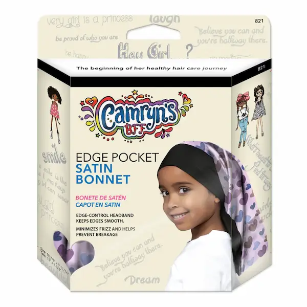 Bonnet Satin pour Tresses Enfant - Camryn's BFF - Image 4