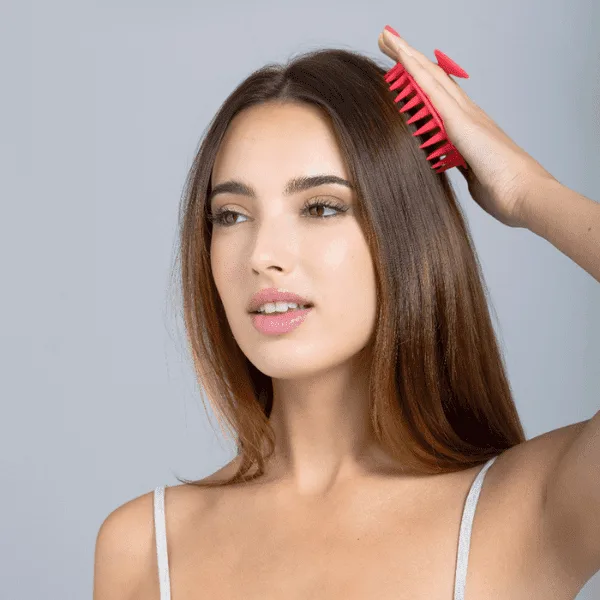 Brosse de Massage Cuir Chevelu Silicone - Image 2