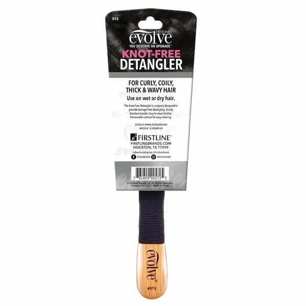 Brosse Démêlante en Bambou - Evolve - Image 4