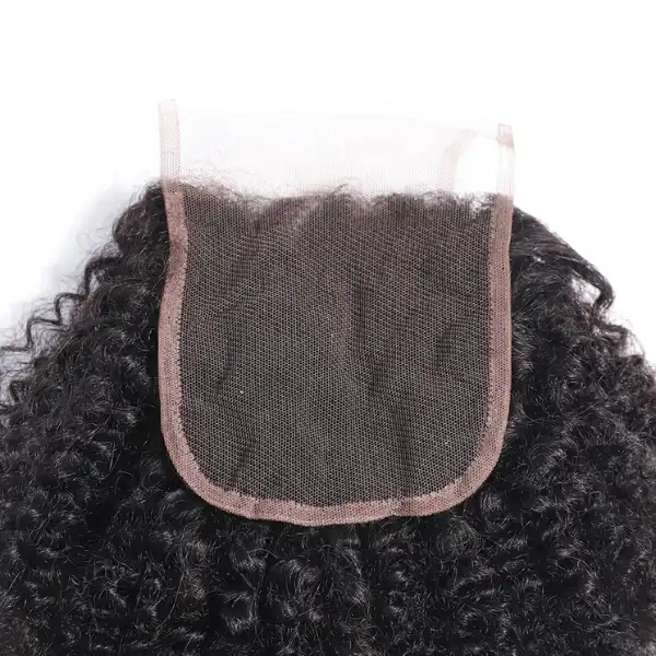 Top Closure Cheveu Naturel Kinky - Image 2