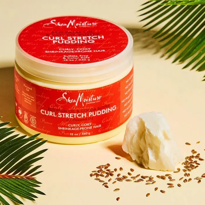 Crème Anti shrinkage Curl Stretch Pudding - Shea Moisture Red Palm Oil - Image 3
