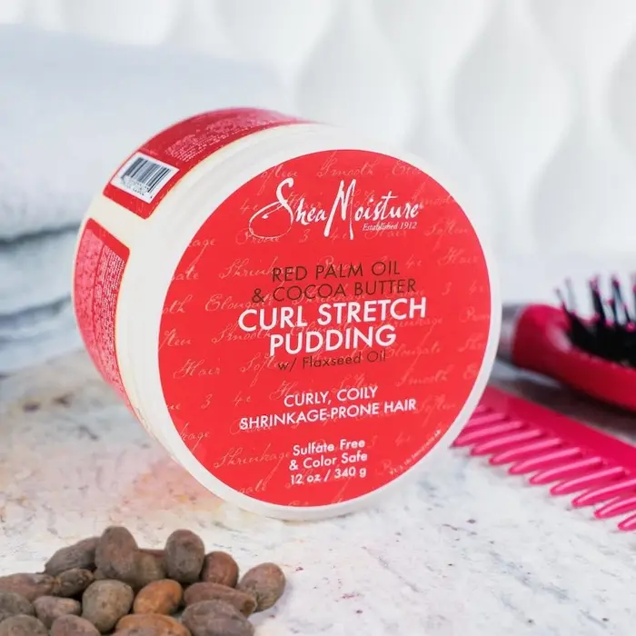 Crème Anti shrinkage Curl Stretch Pudding - Shea Moisture Red Palm Oil - Image 4