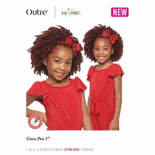 Rajouts courts X-pression Coco Fro - Outré Lil Looks - Image 3
