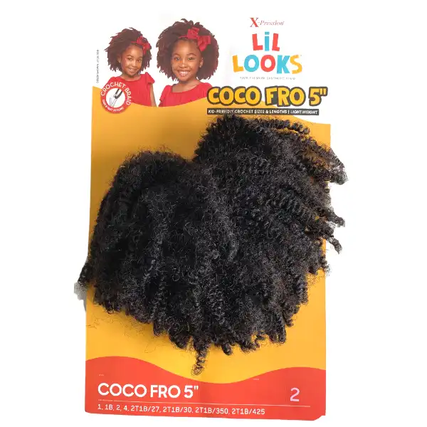 Rajouts courts X-pression Coco Fro - Outré Lil Looks - Image 4