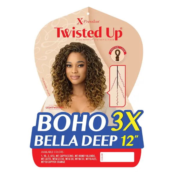 Rajouts pour Crochets Braids Boho Bella Deep 12" - Outré - Image 3