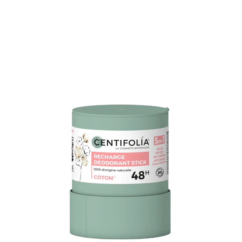 Déodorant Stick 48h Rechargeable Fleur de Coton - Centifolia - Image 2