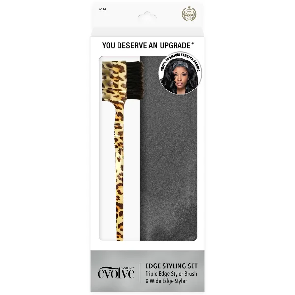 Duo Brosse pour Baby Hair et Bandeau large en Satin - Evolve