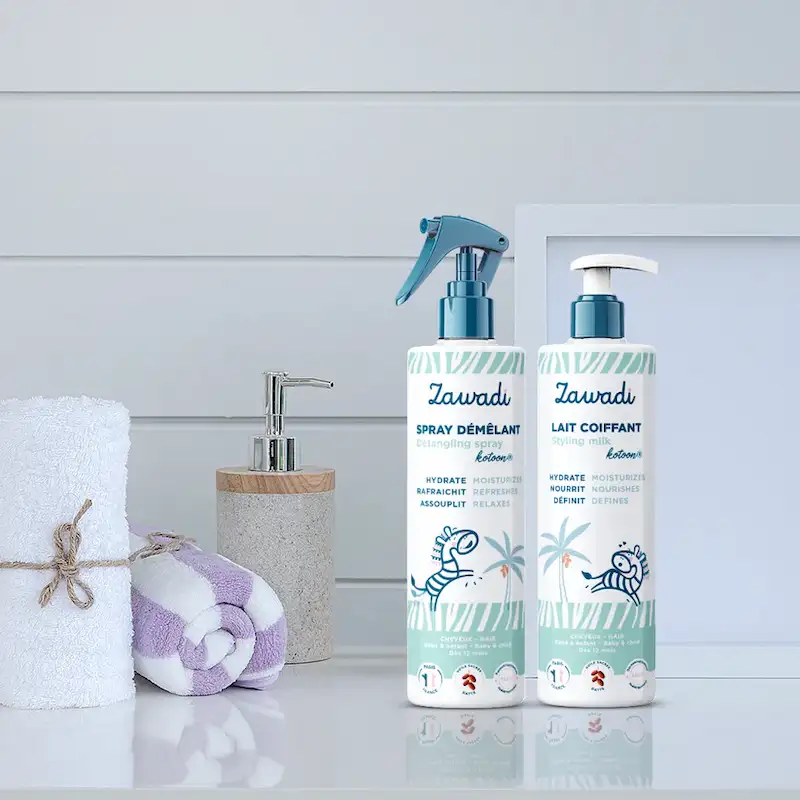 Duo Coiffant Bébé Enfant Cheveux Bouclés Crépus - Zawadi - Image 3