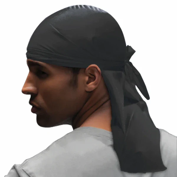 Durag Noir Étirable 106 Snug-fit Do-rag - Wavenforcer - Image 3