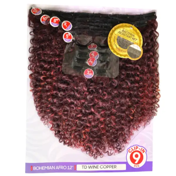 Extensions CLIP IN 9PCS BOHEMIAN AFRO 12" - Outré - Image 5