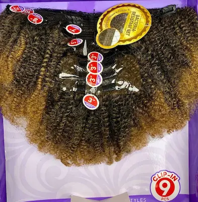 Extensions CLIP-IN 4C Corkscrew Afro 9PCS - Outré - Image 7