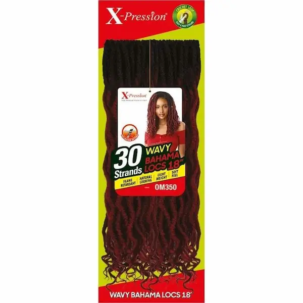 Rajouts Crochet Locks X-PRESSION WAVY BAHAMA LOCS 18" - Outré - Image 4