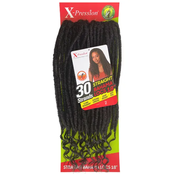 Locks Crochet Straight Bahama Locs 18 pouces - Outré - Image 10