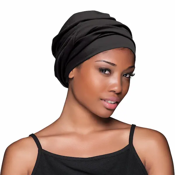 Foulard de tête Wrap Cheveux Noir - Evolve