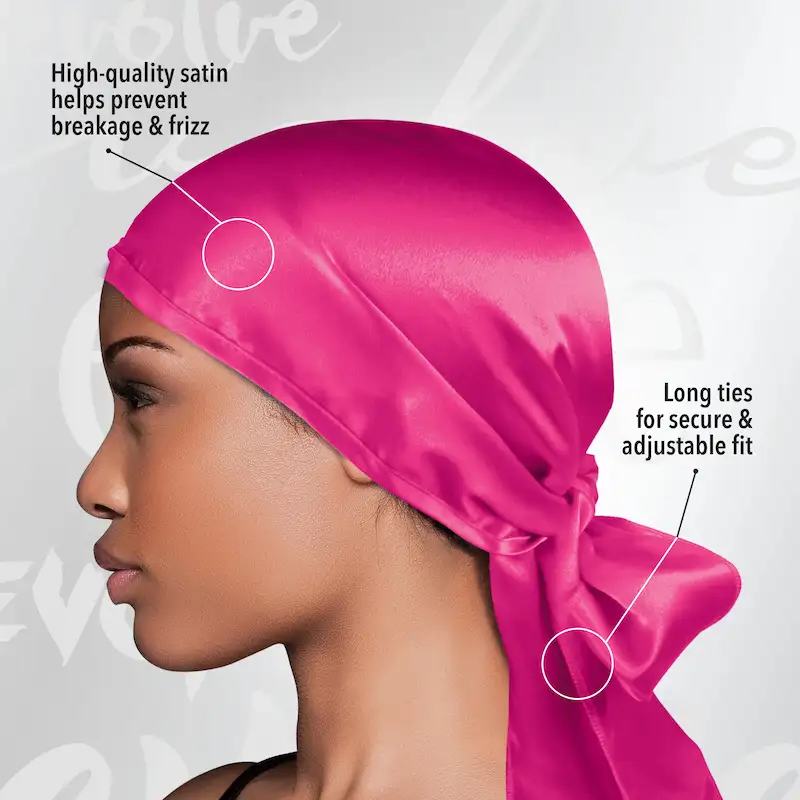 Foulard Cheveux en Satin - Evolve - Image 5