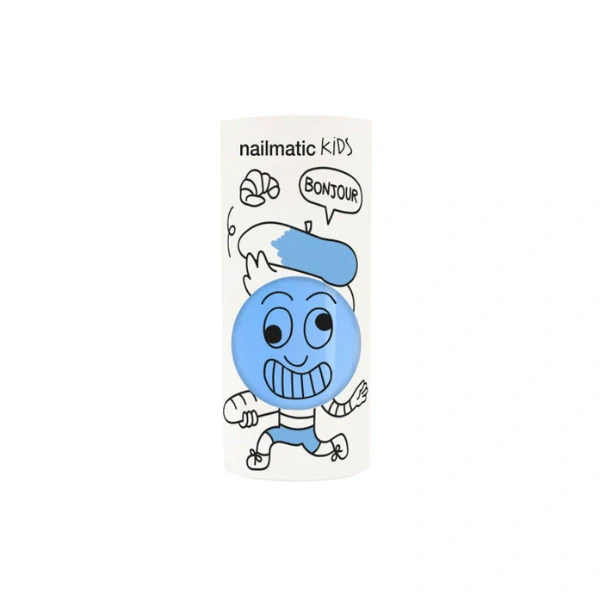 Vernis Enfant à base d'eau Gaston Bleu - Nailmatic