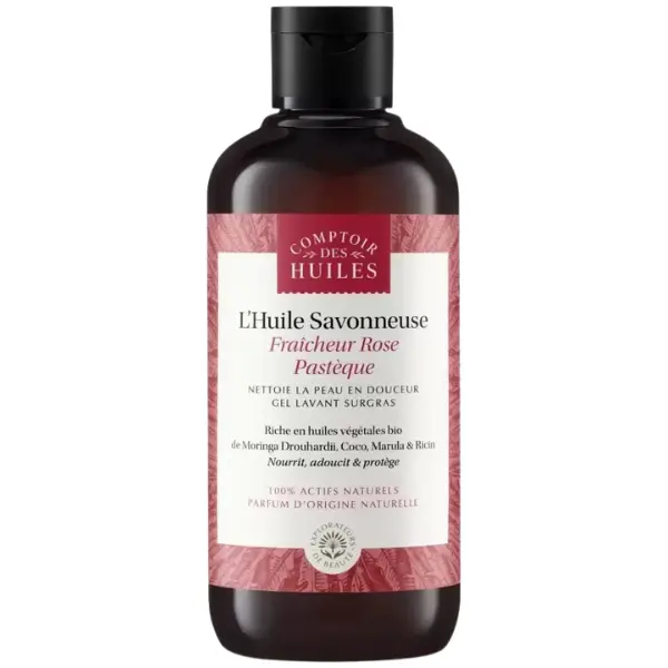 Huile de Douche Rose Pastèque - Comptoir des Huiles