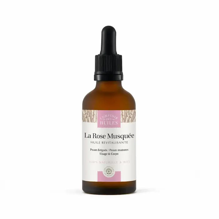 Huile de Rose Musquée Revitalisante Bio - Comptoir des Huiles