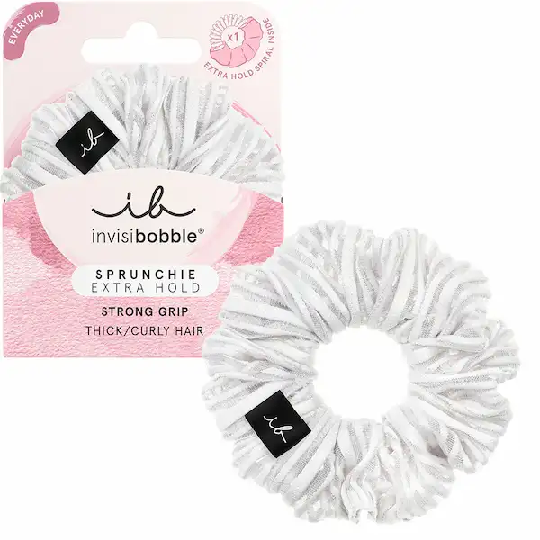 Sprunchie EXTRA HOLD Pure White - Invisibobble - Image 2