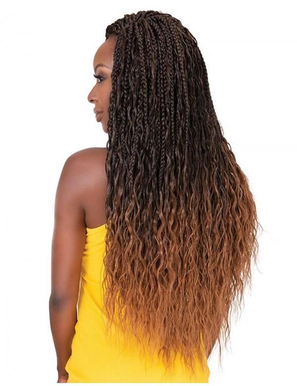 Crochet Braids Gris 24 pouces Messy - Janet Collection - Image 5