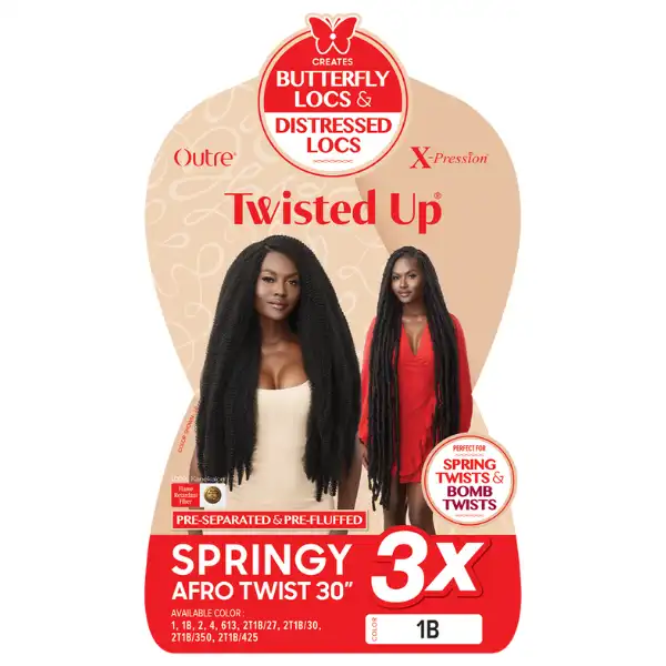 Mèches X-Pression Springy Afro Twist 30" 3X - Outré - Image 3