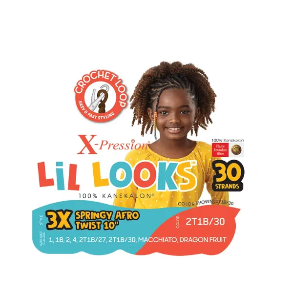 Mèches X-Pression Lil Looks Springy Afro Twist 10" 3X - Outré - Image 4
