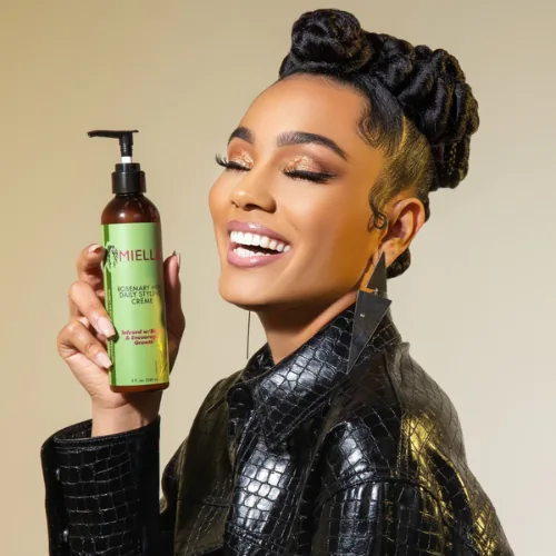 Crème coiffante multivitaminée Rosemary Mint - Mielle Organics - Image 3