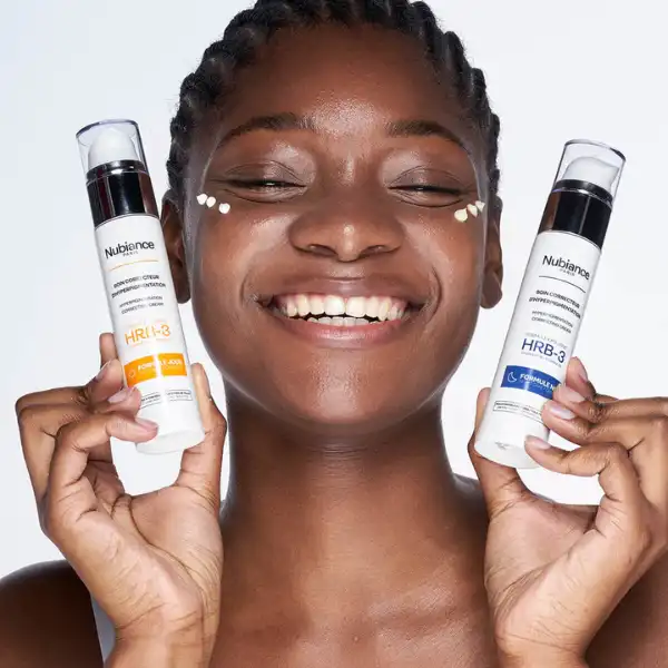 Duo Crèmes Anti-Taches Visage Jour & Nuit HRB-3 - Nubiance - Image 2