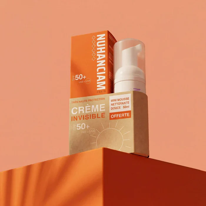 Crème Solaire SPF 50+ et Mini Mousse OFFERTE - Nuhanciam - Image 2