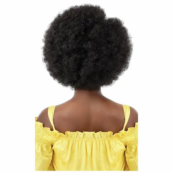 AFRO QUEEN - Perruque Outré 4C  Converti Cap - Image 2