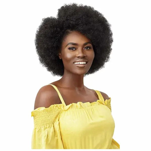 AFRO QUEEN - Perruque Outré 4C  Converti Cap - Image 3