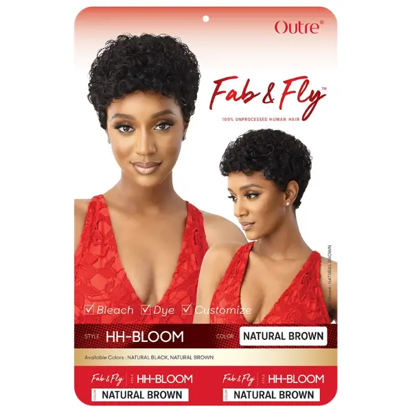 Perruque Curly Courte Naturelle Bloom - Outré Fab & Fly - Image 4