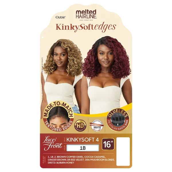 Perruque Afro Baby Hair HD Lace Yaki Curly Kinkysoft 4 - Outré - Image 4