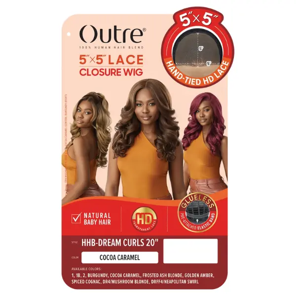 Perruque Closure 5X5 Ondulée Dream Curls 20" - Outré - Image 6