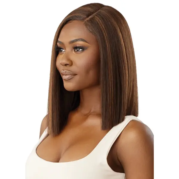 Perruque Bob Lisse Lace Front Fleur - Outré - Image 3