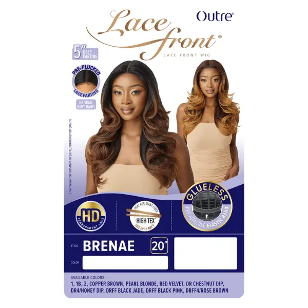 Perruque Lace Front Longue Ondulée Brenae - Outré - Image 5