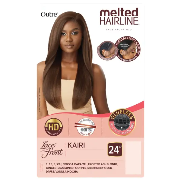 Perruque Lace Front Yaki Straight Kairi - Outré - Image 4