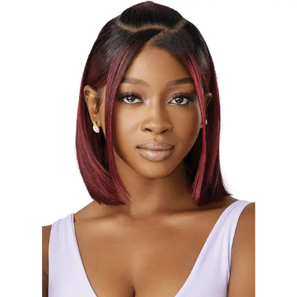 Perruque Lace Front 13X4 Straight Bob Natural Yaki - Outré - Image 3